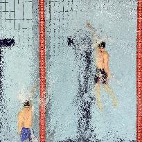 Hagino wins men's 200-meter individual medley