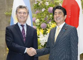 Japan, Argentina agree in principle on investment pact