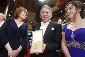 British novelist Ishiguro receives Nobel Prize in literature