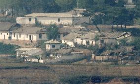 North Korean village