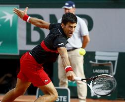 Tennis: Djokovic at French Open