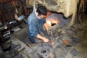 Blacksmith in Toyota, Japan