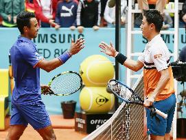 Tennis: Kei Nishikori at Madrid Open