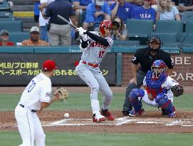 Baseball: Angels v Rangers