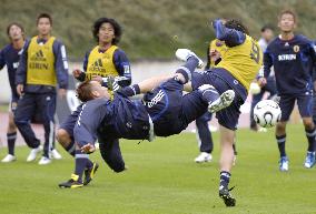 Japan tune up ahead of World Cup warm-up