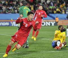 Brazil beats North Korea 2-1 at World Cup