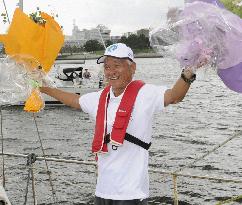 77-yr-old yachtsman completes 8th around-the-world journey