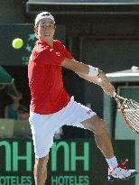 Nishikori in Davis Cup World Group playoff