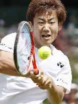 Japan's Nishioka defeated in Wimbledon 1st round