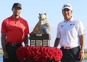 Golf: Matsuyama wins Hero World Challenge