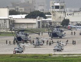 U.S. military continues to ground CH-53E helicopters in Okinawa