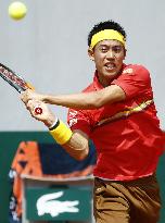 Tennis: Nishikori in French Open