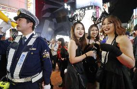 Halloween celebrations in Shibuya