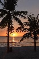 Boracay island sunset