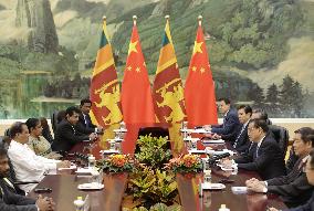 China-Sri Lanka talks in Beijing