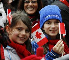Olympic torch arrives in Vancouver