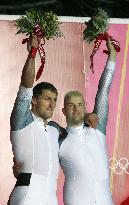 Germany's Lange, Kuske win 2-man bobsleigh race