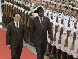 S. Sudan president in China