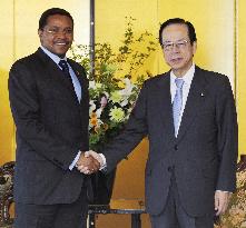 Fukuda begins marathon talks with African leaders ahead of TICAD