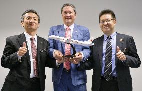 Mitsubishi Aircraft gets order from U.S. firm for up to 20 MRJ jets