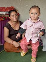 Toddler rescued from debris after Nepal quake is hale and hearty