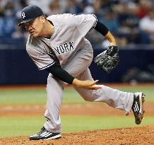 Yankees ace Tanaka allows 4 homers in an inning against Rays