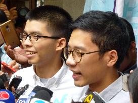 H.K. democracy activists granted bail pending appeal