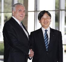 Japanese Crown Prince Naruhito in Brazil