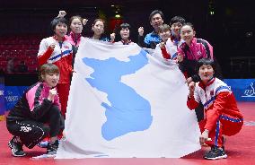 Table tennis: United Korea women's team