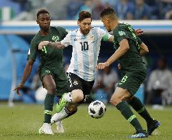 Football: Nigeria vs Argentina at World Cup