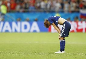 Football: Japan vs Belgium at World Cup