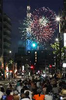 Firework festival in Tokyo