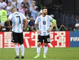 Football: France vs Argentina at World Cup