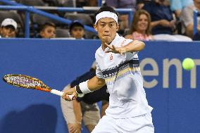 Tennis: Nishikori at Citi Open