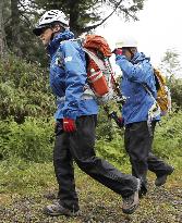 Helicopter crash in eastern Japan