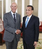 Chinese Premier Li and WIPO Director General Gurry
