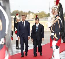 Japan's Crown Prince Naruhito in France
