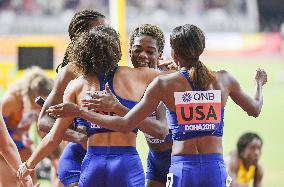 Athletics: Women's 4x400-meter relay at worlds