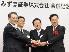 Shinko, Mizuho Securities merge, becoming 4th-largest brokerage h