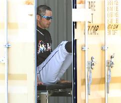 Ichiro at Marlins spring training