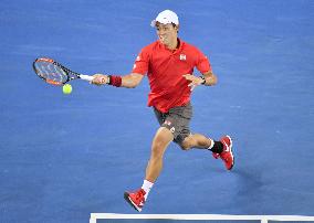 Tennis: Nishikori reaches Australian Open 4th round
