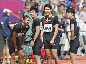 Japan makes cut for men's 4x100 meters relay final