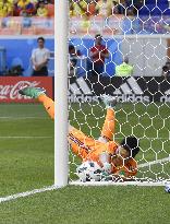 Football: Japan vs Colombia at World Cup