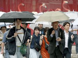 Rainy season in Japan