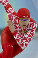 Russia's Zhurova wins women's 500m speed skating
