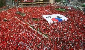 Supporters at World Cup matches