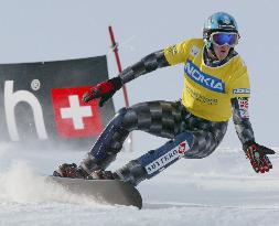 Meuli wins ladies' parallel giant slalom