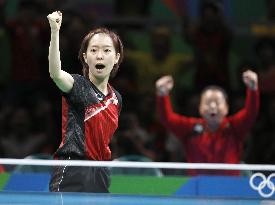 Olympics: Japan wins women's table tennis team bronze