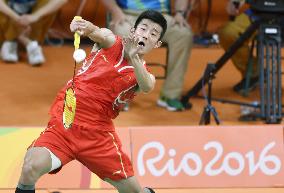Olympics: China's Chen wins badminton singles gold