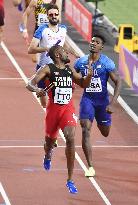 Athletics: Trinidad and Tobago wins gold in men's 4x400-meter relay